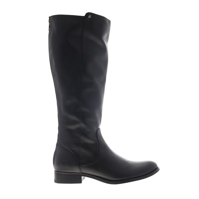 

Женские черные удлиненные кожаные повседневные классические ботинки Frye Melissa с заклепками сзади 7, Черный, Frye Melissa Stud Back Zip