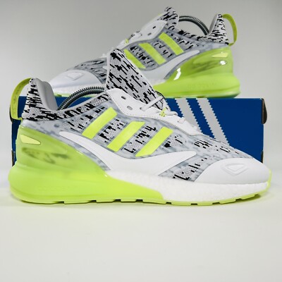Adidas Originals ZX 2K Boost 2.0 Men's Shoes Athletic Sneakers White GW0624 New