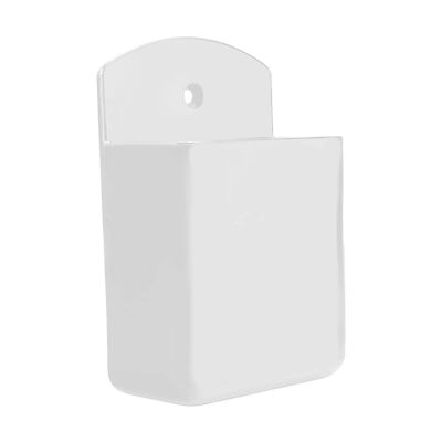 2PCS Wall Mounted Storage Box Remote Control Storage Case TV Phone Plug Holder