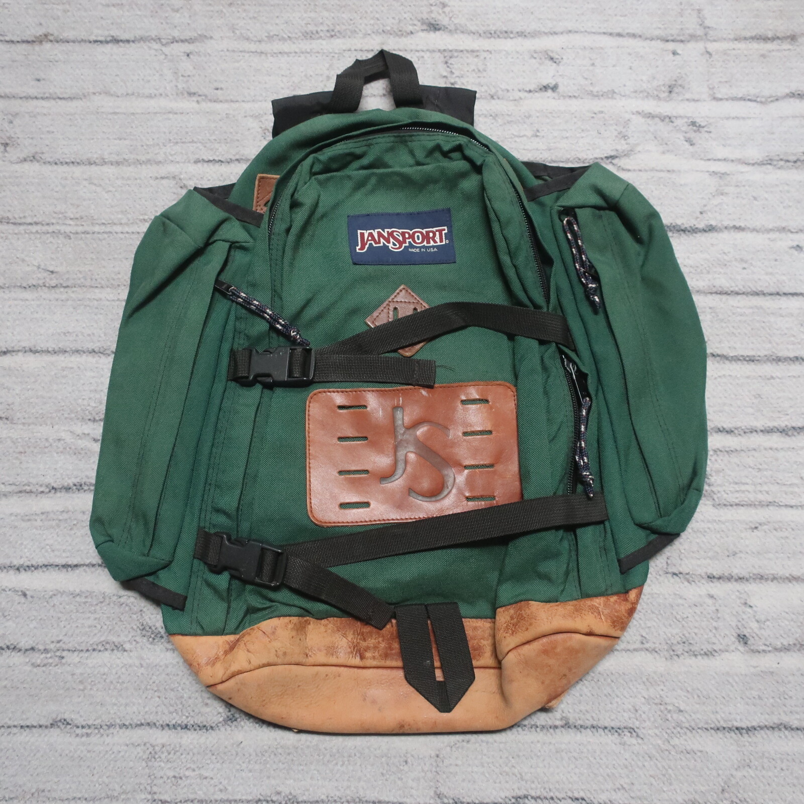 90s JANSPORT Made in USA 緑色 90s ジャンスポーツ リュック/バックパック USA製 グリーン