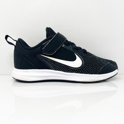 

Nike Boys Downshifter 9 AR4138-002 Черные кроссовки для бега, размер 11C, Черный, Downshifter 9
