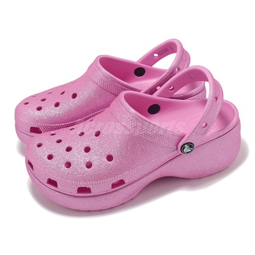 CROCS【送料/関税込】Classic Platform Glitter Cloud Amazon.com | Crocs Women's Classic Platform Glitter Clog