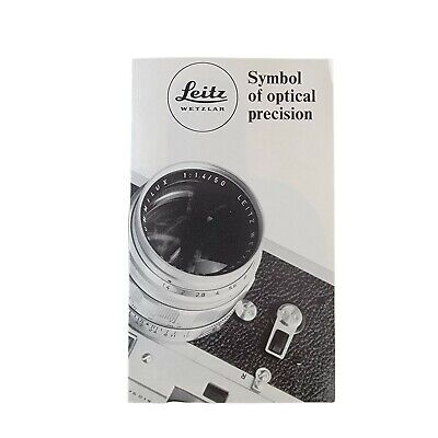 Leitz Wetzler Symbol of Optical Precision Brochure Pamphlet 100-12 / Amerik