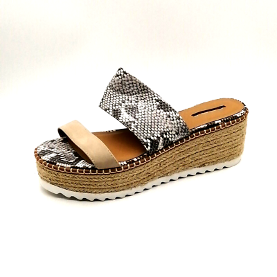 Soda snakeskin espadrilles cheap