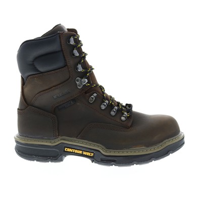 

Wolverine Bandit HI CarbonMax Водонепроницаемые 8-дюймовые ботинки мужские коричневые широкие рабочие ботинки 9.5, Коричневый, Wolverine Bandit HI CarbonMax Waterproof 8" Boot