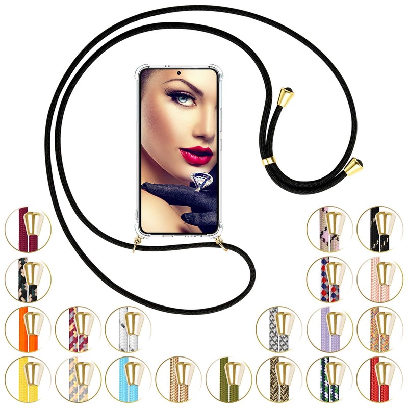 Collier (O) Pour Vivo Y36 (6.64'') Coque Avec Cordon Etui Case Couverture