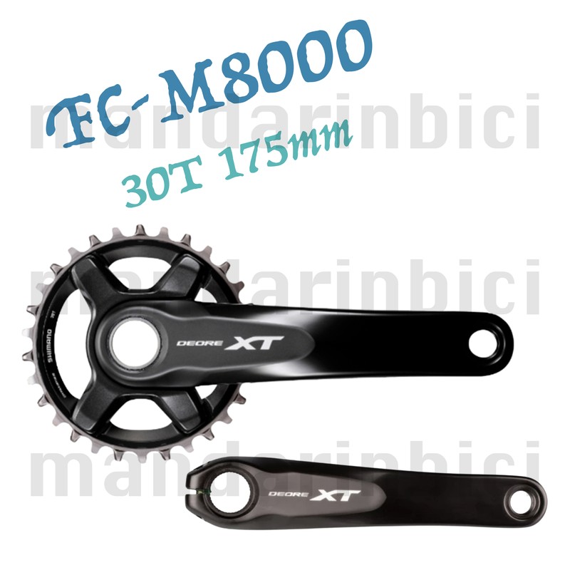 Shimano Deore XT FC-M8000-1 30T 175mm Crankset Mountain Bike (wo/ BB) New