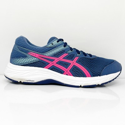 Женские кроссовки Asics Gel Contend 6 1012A570 синие кроссовки размер 7,5