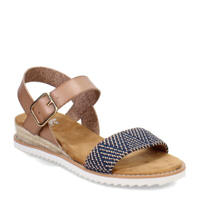 Women's Skechers, BOBS Desert Kiss   Bold Dreams Sandal 114138-NVMT Navy Multi S