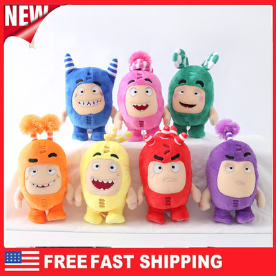 18cm Cartoon Oddbods Plush Kids Toy Doll Soft Cute Pogo Bubbles Jeff Slick Toy 