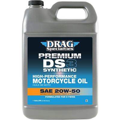 DRAG SPECIALTIES DS3 Synthetic Engine Oil 20W50 - 1/Gallonlon - Each 3601-0771