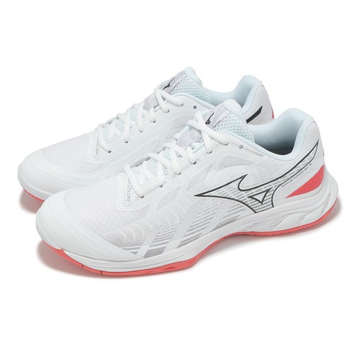 Mizuno Wave Fang EL 2 Wide White Red Men Unisex Badminton