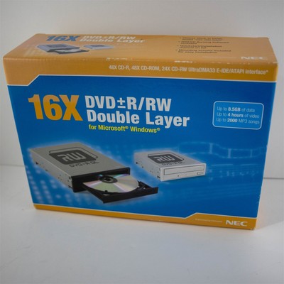 Vintage NEC DVD +-R / RW Internal Drive Double Layer 16X E-IDE ATAPI