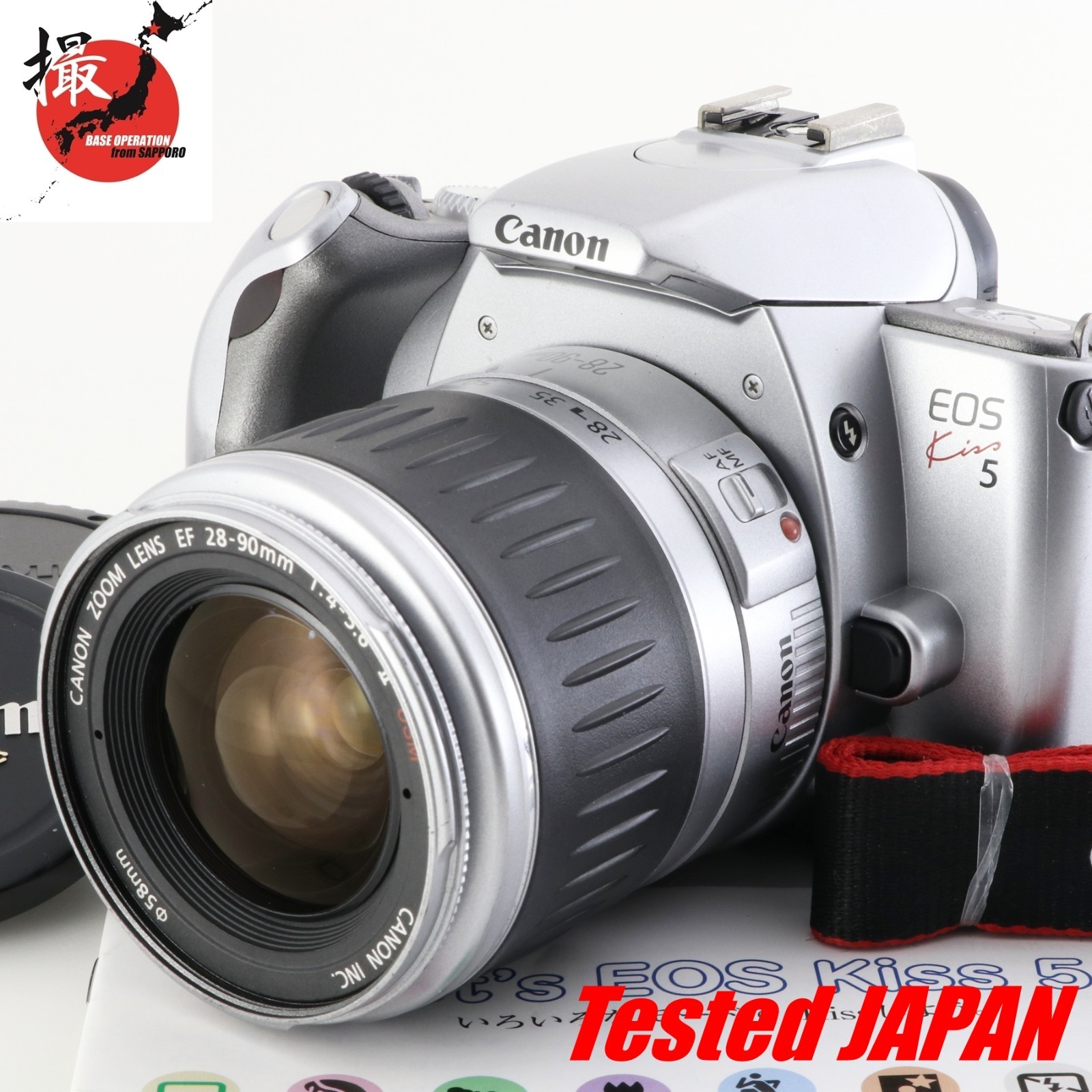 EOS Canon 0 EF 28-90mm Kiss USM Camera + F⁄4-5.6 kiss AF Condition 