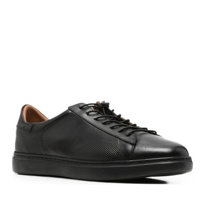 Alberto Gozzi Men's Black Leather Wedge Fashion Trainers Casual AG6041-26121BLK