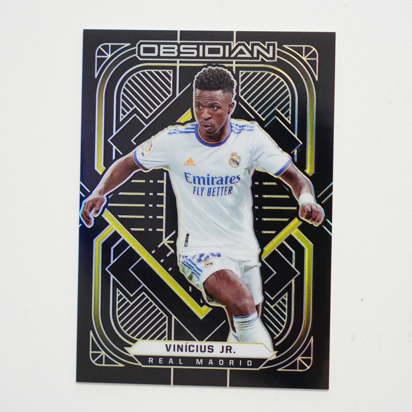 Vinicius JR. 2021-22 Panini Obsidian Yellow /10 #116 Real