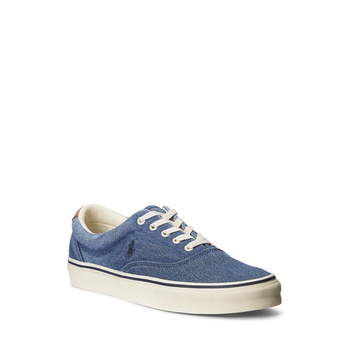 

Мужские кроссовки POLO RALPH LAUREN Keaton-Pony, мытый деним, США, Синий
