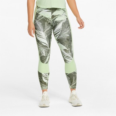 

Puma Eversculpt Printed High Waist 78 Training Leggings Womens Green Athletic Ca, Зеленый, Puma Eversculpt Printed High Waist 78 Training Leggings
