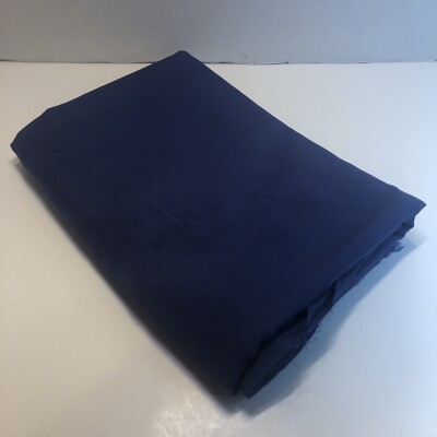 3.5 Yards Blue Solid Challis Fabric 60'' wide Rayon