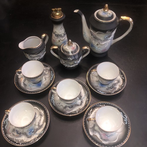 【Watson & Gillott】透かしのティーサービス 5点　トレー Watson & Gillott】透かしのティーサービス 5点 トレー 工芸品
