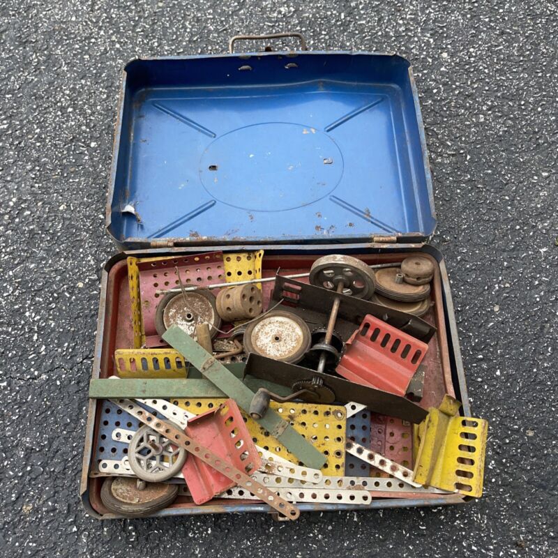 vintage erector set with case — Toy Cars
