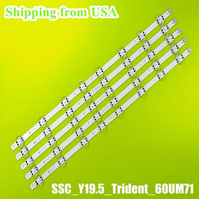 NEW LED backlight strips(5) for LG 60UM7100DUA 60UM6950 60UM6900PUA 60UN7000PUB 