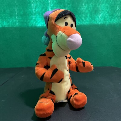 Vintage Disney Star Beans Wake Up Tigger Plush Winnie Pooh Mattel (E)