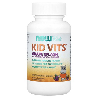Kid Vits, Виноградный Спрей, 120 жевательных таблеток