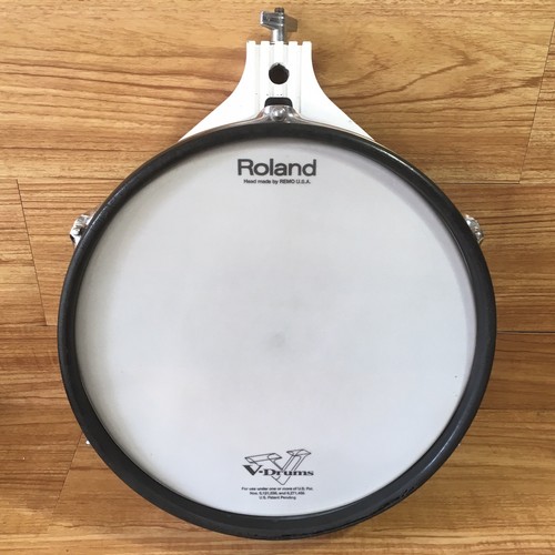 Roland PD-120 Dual Zone V Drum White for Repair or Parts pd120