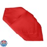 TableLinensforLess [12 Pack, Holiday Red] XL SimplyPoly Cloth Napkins 20x20 Inches, 100% Polyester Dinner Napkins with Hemmed Edges, Machine Washable Napkins Ideal for Parties, Weddings and Dinner