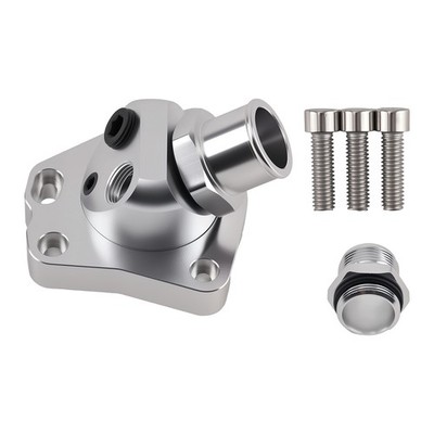 Swivel Neck Thermostat Housing For Both K20 & K24 Engine K Serie Silver