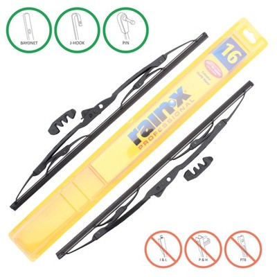 2 Rain-X RX30116 Professional Wiper Blades 16 Inch