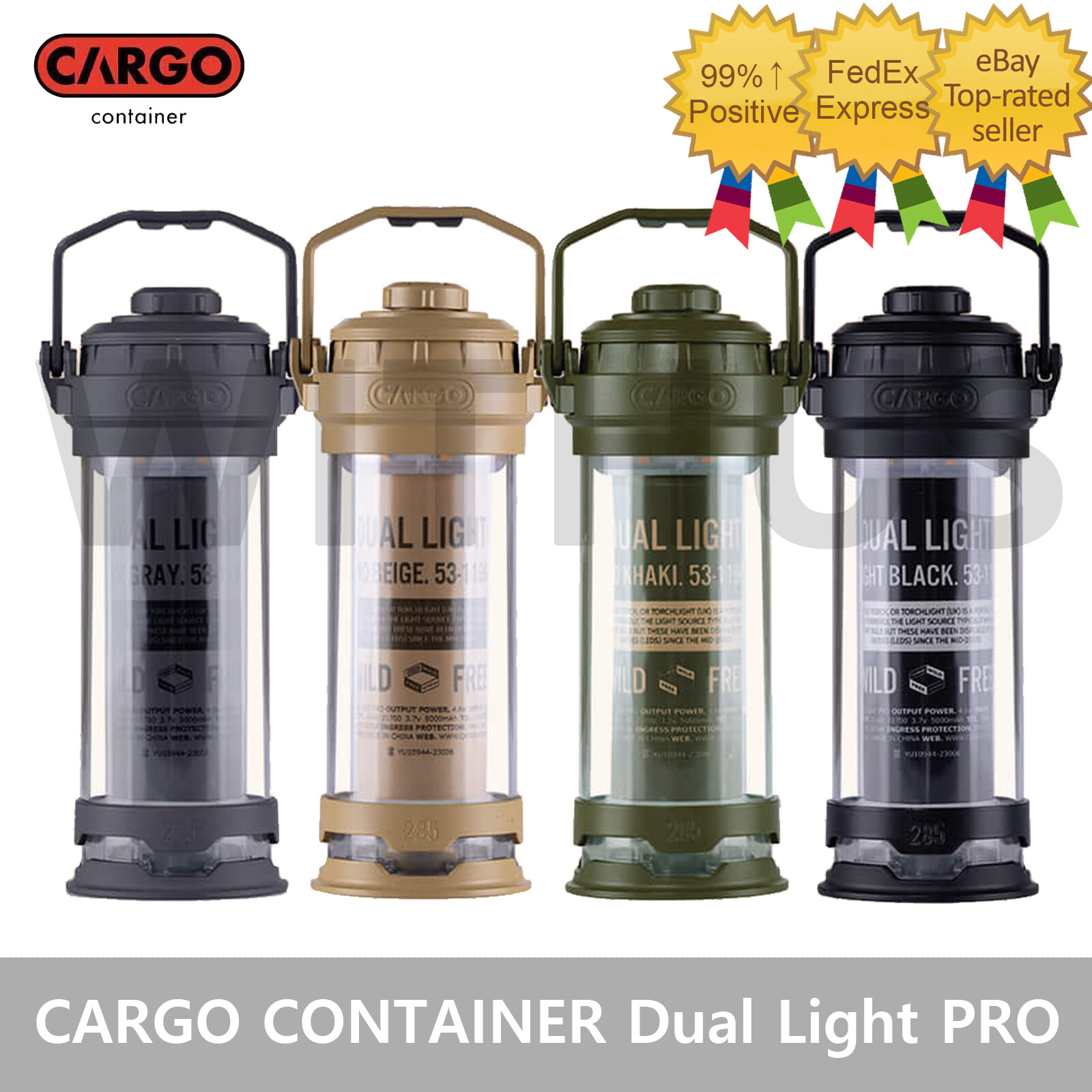 CARGO CONTAINER Dual Light PRO LED Lantern Camping Oudoor