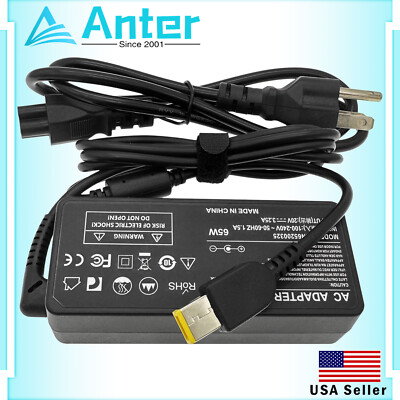 For Lenovo Essential G700 G710 G405 Laptop AC Charger Power Adapter 65W SlimTip