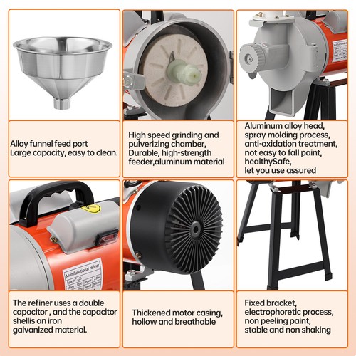 1500W Wet Electric Peanut Butter Machine Grinder Household Nut Maker Grinding