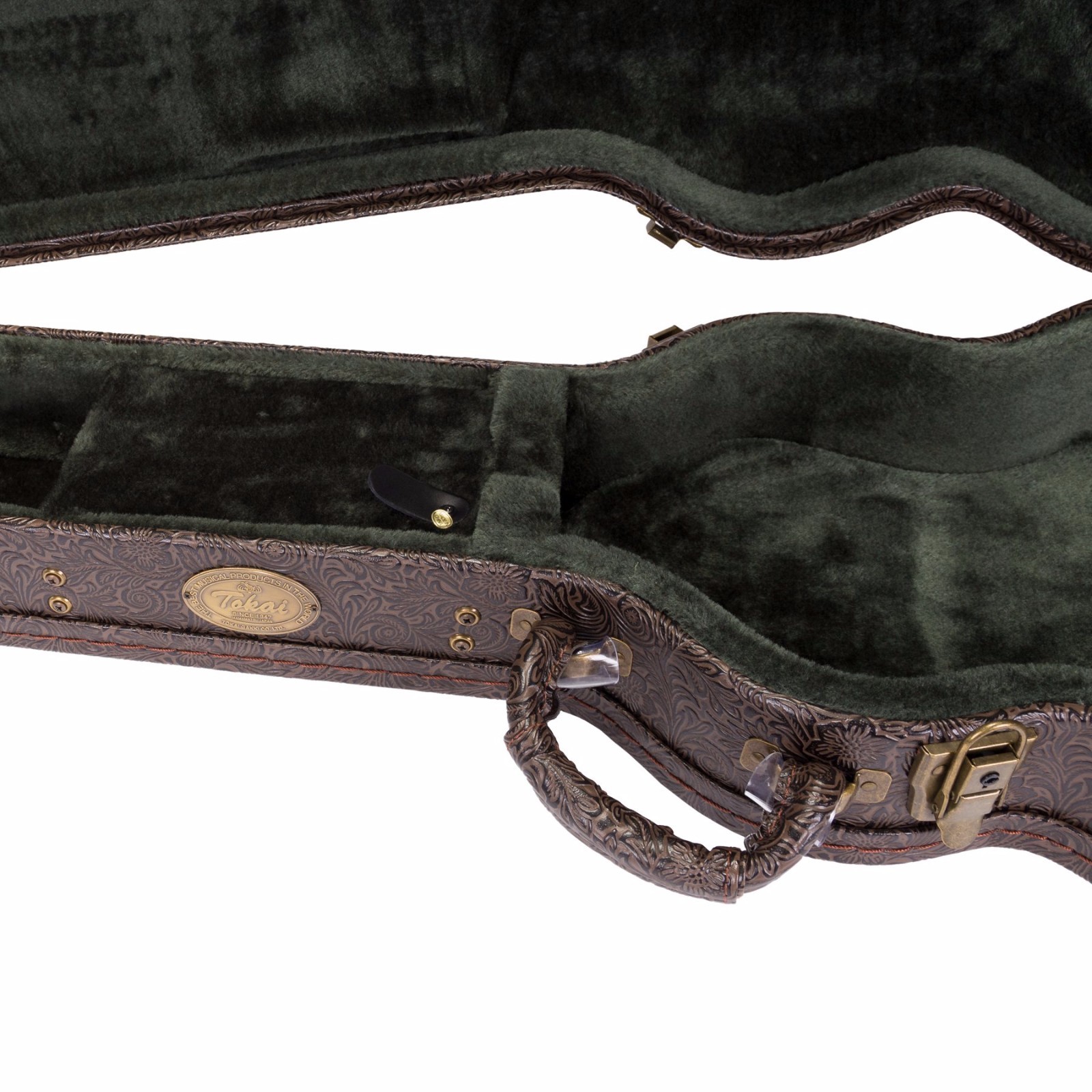 NEW Tokai Deluxe Shaped LP Style Electric Guitar Hard Case (Dark Brown