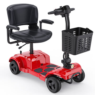 4 Wheel Folding Mobility Scooter Power Wheel Chairs Electric 25KM Long Range New