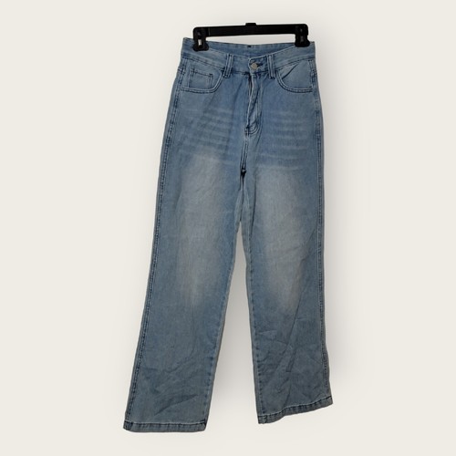 Women's Jeans Size Small Baggy Straight Denim Color Blue | eBay