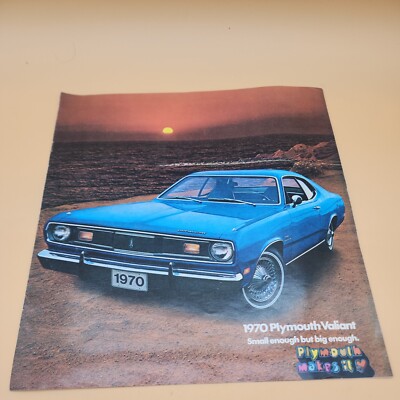 1970 Plymouth Valiant Advertising Brochure 