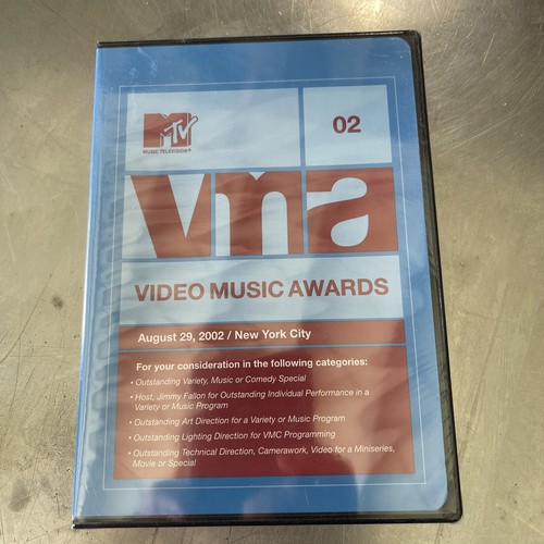 MTV Video Music Awards VMA 2002 DVD August 29, 2002 FYC Emmy
