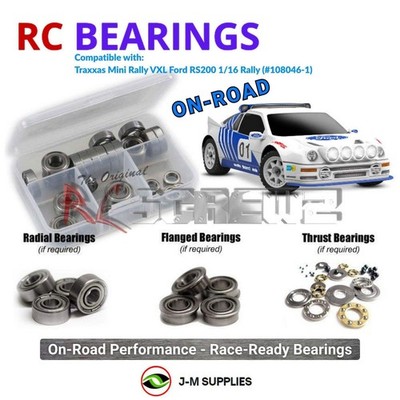 RCScrewZ Metal Shielded Bearings tra155b for Traxxas Mini Rally (108046-1) | SET