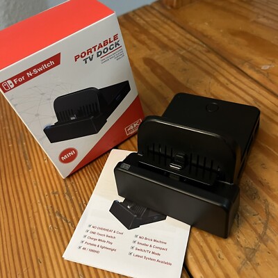 Portable HDMI TV Docking Station Charging Dock Nintendo Switch