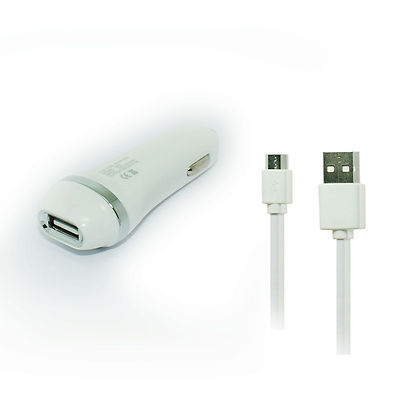 Car Charger+5ft Long USB Cord for Cricket Alcatel APPRISE 5002R, GLIMPSE 5002C