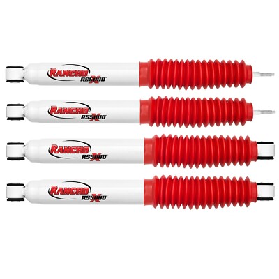Rancho Set of 4 Front & Rear RS5000X Gas Shocks for Silverado Sierra 2500HD H2
