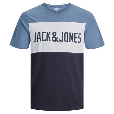 Jack & Jones Men s T-shirt Short Sleeve Regular Smart Casual Cotton Tee