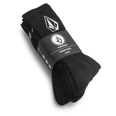 Volcom Mens Full Stone Sock 3-Pack