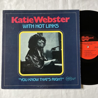 Katie Webster With Hot Links   You Know That's Right 12'' BLUES LP ARHOOLIE 1985