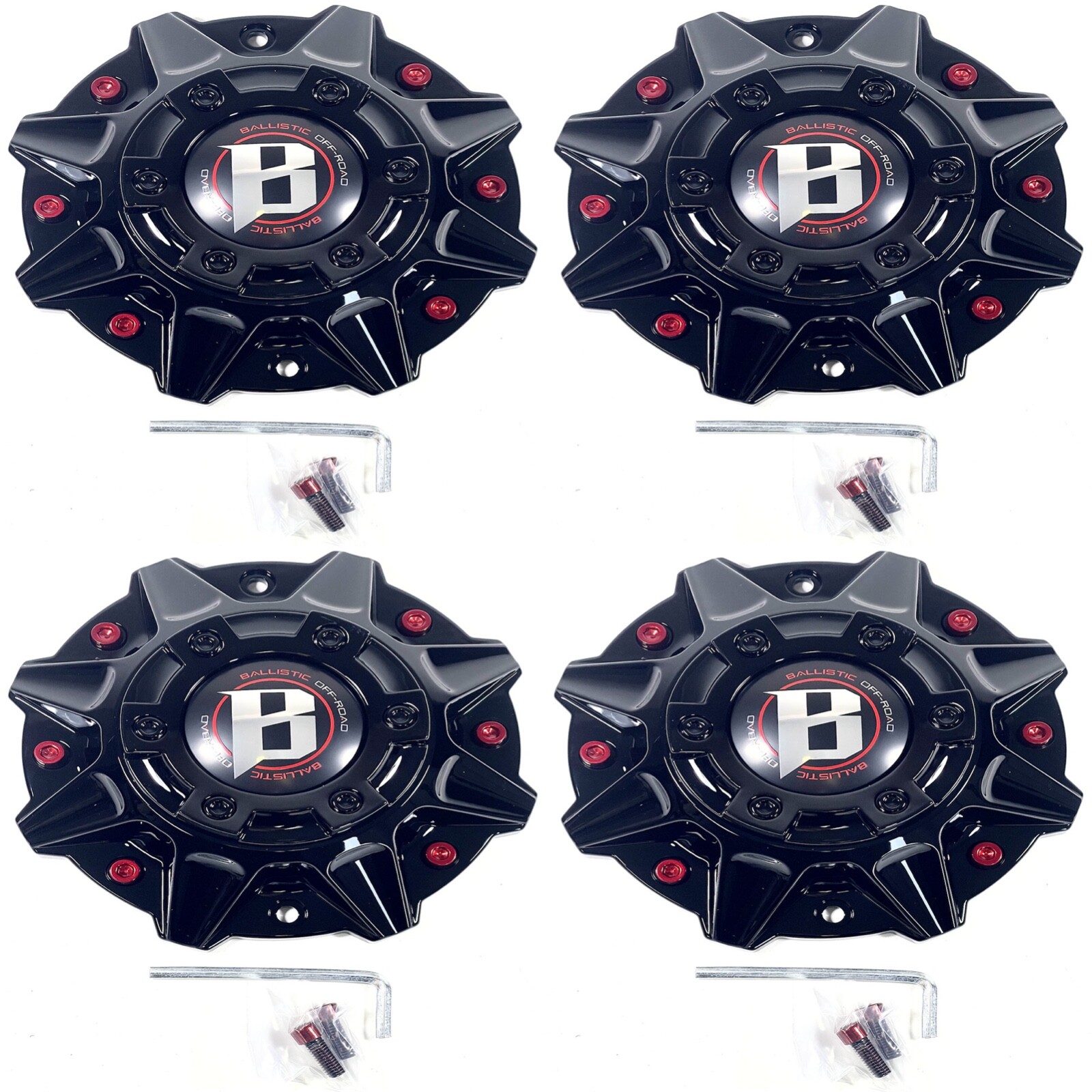 Ballistic 845 Morax LG1208-33 SGD0010 Gloss Black / Red Wheel Center Cap WXORGB Ballistic 845 Morax LG1208-33 SGD0010 Gloss Black / Red Wheel Center Cap WXORGB