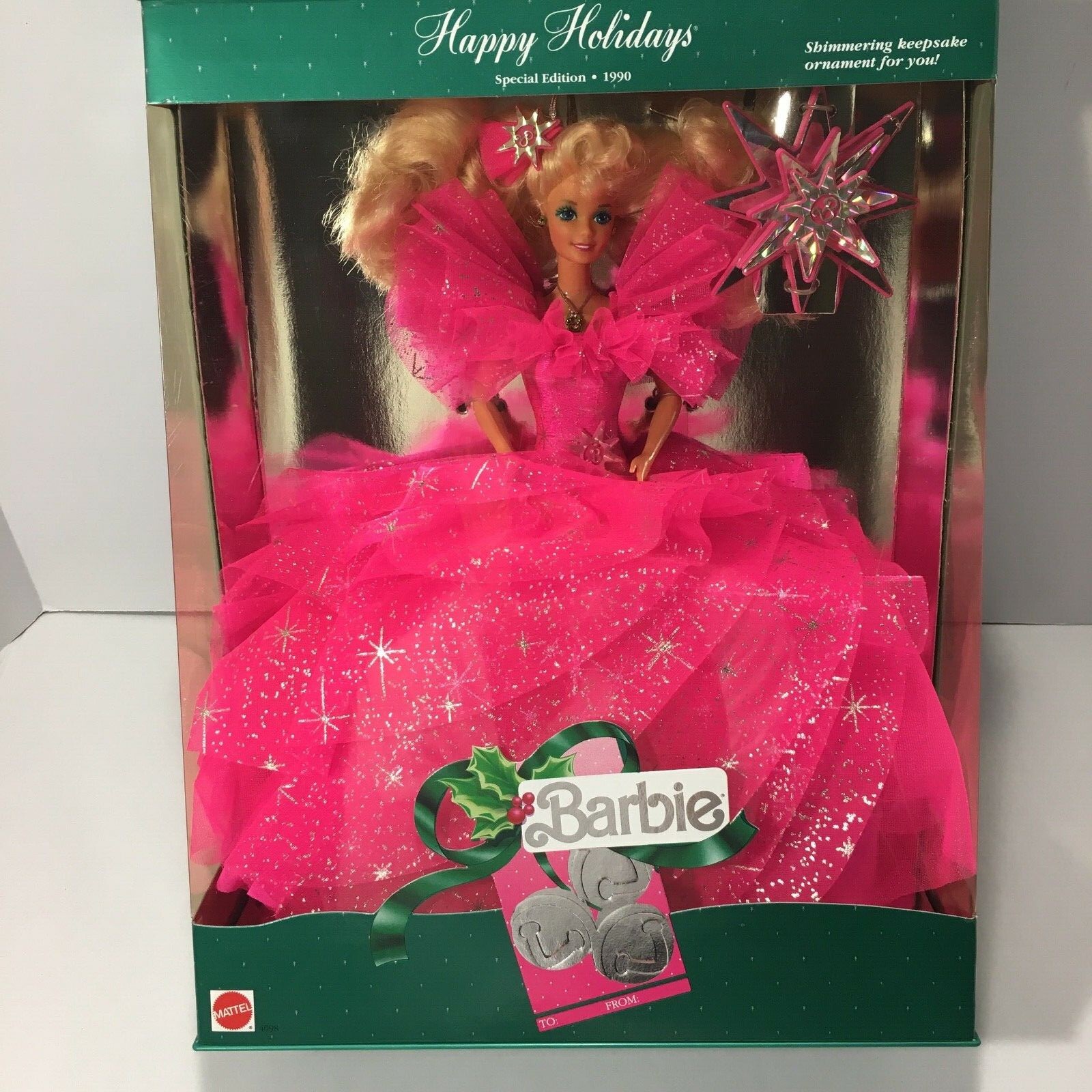 HAPPY holiday スペシャルエディションバービー Vintage 1990 Happy Holidays Barbie Doll Special Edition 4098