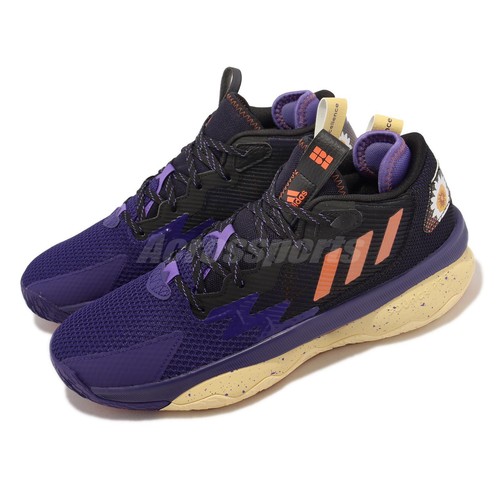 

Adidas Dame 8 Honoring Black Excellence Pack Black Purple Men Basketball GZ4626, Черный, Dame 8